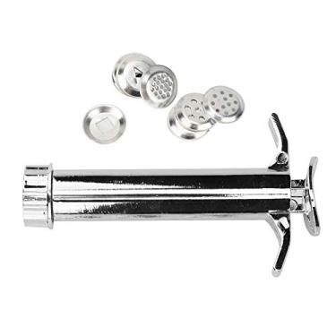 Imagem de Pistola extrusora de argila de aço inoxidável, ferramenta profissional de escultura de fondant para argila de polímero, argila cerâmica, decoração de bolo, modelagem de massa, cor