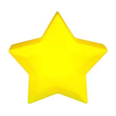 Imagem de Luminária Abajur Estrela Amarela Bivolt - Decoração Quarto Infantil