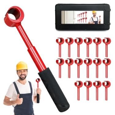 Imagem de Door Hinge Adjustment Tool Kit Door Gap Adjustment Tool for Precise Hinge Gap Adjustment Upgraded Hinge Gap Adjusting Wrench for Installation and Repair of Residential and Commercial-7