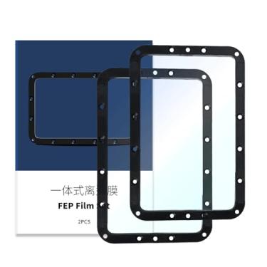 Imagem de 2 unidades de filme FEP para tanque de resina Photon Mono 2 FEP Upgrades Acessórios para impressora 3D compatíveis com Anycubic Photon Mono 2, Mono 4 UV DLP LCD - 197 x 131 mm