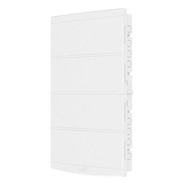 Imagem de Quadro de Distribuição Slim 64 Disjuntores Sem Barramento Porta Branca - 33.04.084.9 - TIGRE