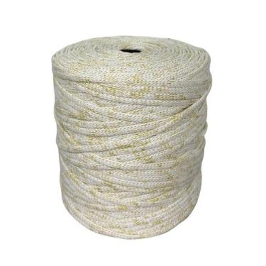 Imagem de Fio Náutico Malhafio 5mm 500g 100% Poliéster Variadas Cores, Off lurex