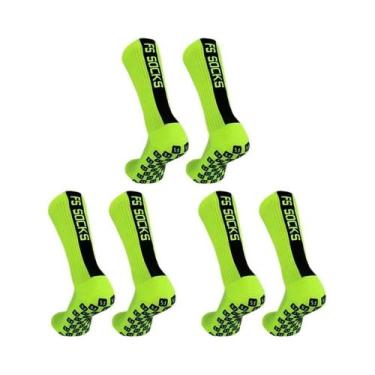Imagem de Meias De Futebol Antiderrapantes De Silicone Quadradas Para Homens E M