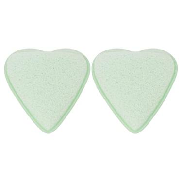 Imagem de Yinhing Conjunto de Esponja Facial Em Formato de Coração de 2 Peças para Mulheres Esponjas de Remoção de Maquiagem Esfoliante Suave e Limpeza Profunda Ideal para Cuidados Suaves Com a Pele e Uso Diário para Entusiastas de Maquiagem