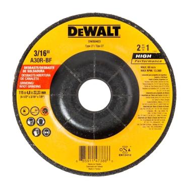 Imagem de Dewalt Disco de Desbaste e Canaleta 2 em 1 G30, Compatível com Esmerilhadeira 4 1/2 Polegadas, Modelo DW80403