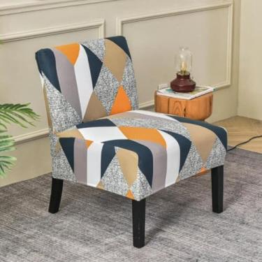 Imagem de Capa para cadeira de asa de elastano impressa, capas de cadeiras removíveis com detalhes sem braços, protetor de móveis, uso versátil, para bar, sala de estar, quarto, hotel, balcão tipo 16||tamanho