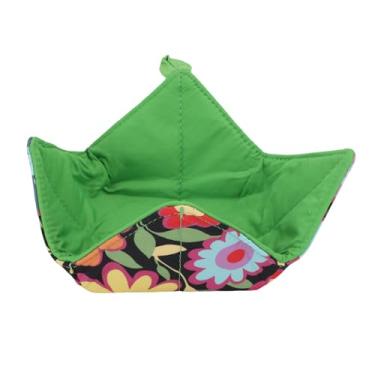 Imagem de Zerodis Suporte Aconchegante para Tigela de Micro-ondas, Cobertura de Placa de Tigela Quente de Micro-ondas à Prova de Calor para Cozinha Doméstica Carregando Sorvete Sobremesa Sopa