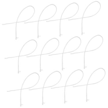 Imagem de 12 peças de pavios de vela para fabricação de velas faça você mesmo, lâmpada de óleo redonda trançada, substituição para cera de abelha e lanternas, suprimentos de vela feitos à mão