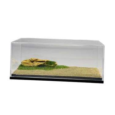 Imagem de EHJRE Simulação de Vitrine para Carro em Escala 1/64 para Colecionadores, Estilo Paisagem Arenosa.