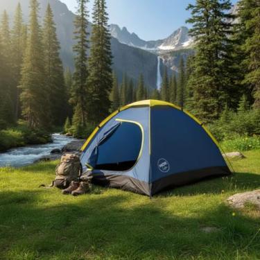 Imagem de Barraca Camping 2 Pessoas Iglu Acampamento Fácil De Montar