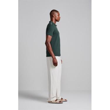 Imagem de Camisa Polo Piquet Slim Fit - Verde Floresta - HIGHSTIL, Verde, G