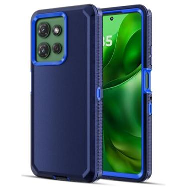 Imagem de Jiunai Capa para celular Moto G Power 2025, resistente, proteção contra quedas, camada dupla, sem tela, resistente à poeira, resistente, fosca, minimalista, para Motorola G Power 2025, modelo