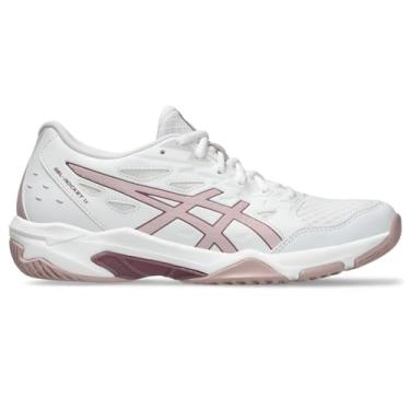 Imagem de ASICS Tênis feminino de vôlei Gel-Rocket 11, Branco/Watershed Rose, 41