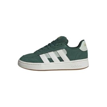 Imagem de adidas Grand Court Alpha 00s Tênis feminino, Verde universitário/branco/verde linho, 35