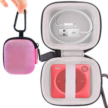 Imagem de JINMEI Estojo rígido de EVA compatível com Mighty 3 Spotify e Amazon Music Player (edição 2026), caixa protetora para viagem (rosa)