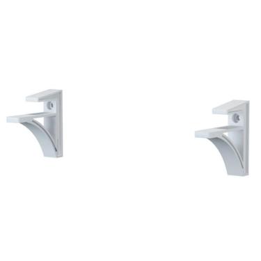 Imagem de Par De Suporte Para Prateleira Belle Branco - Belle-br - Multivisão