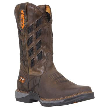 Imagem de Bota Masculina Bico Quadrado Café Cow Way by Vimar 38395