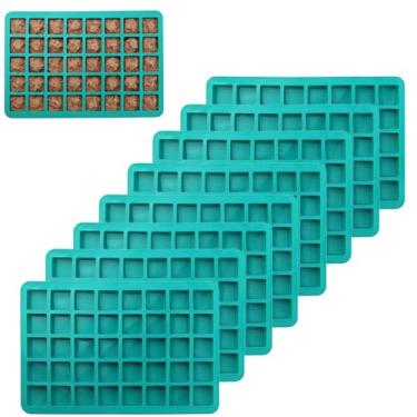 Imagem de GOVNPJ Bandejas de congelamento Harvest Right, conjunto de moldes de silicone para alimentos de 40 células, seguros para lava-louças, moldes de congelador para geleia de pudim de iogurte, -40 °C a 230