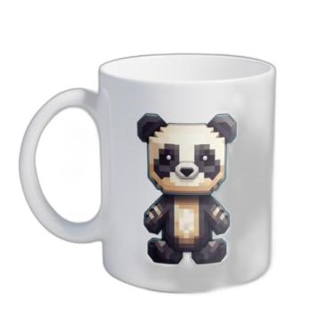 Imagem de Caneca Xícara de Café Porcelana 300ml com Ilustração do Panda