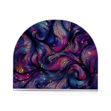 Imagem de Porta-guardanapos de cobra roxa acrílico, porta-guardanapos para cozinha, dispensador de guardanapos de cozinha para guardanapos de papel de jantar