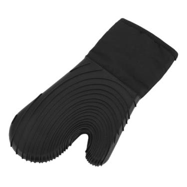 Imagem de Asixxsix Luvas de Forno de Silicone, Resistentes Ao Calor até 250 ℃ Com Forro de Algodão Macio e Aderência Antiderrapante, Luvas de Cozinha à Prova de água para Cozinhar, Assar