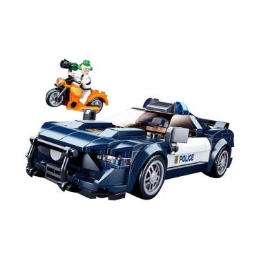 Imagem de Blocos de Montar Cubic Carro de Polícia - 284 Peças - Multikids
