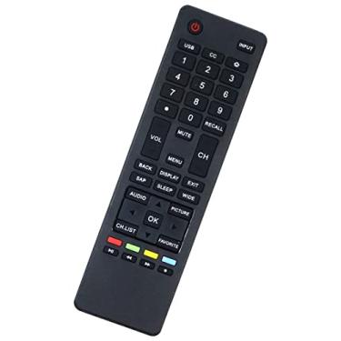 Imagem de Controle remoto universal HTR-A18M substituição para TVs LCD LED HAIER 32D3000 LE32M600M20 LE24M600M80 LE24F33800 LE39F32800 LE39M600M80 40D3500M 48D3500 LE48M6 00M80 LE50M600M80 55D3550 LE55M600M80