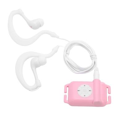 Imagem de Cryfokt MP3 Player à Prova D'água Com Fones de Ouvido para Natação e Corrida | 8‑10 Horas de Reprodução | 2000 XP Vista OS X Linux (4GB)