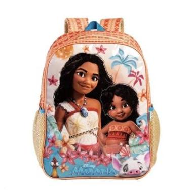 Imagem de Mochila Infantil De Costas Escolar Moana 14772 Original-Unissex