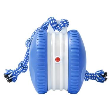 Imagem de Brinquedos interativos para cães | Jogos automáticos recarregáveis para animais de estimação com corda - Brinquedos estimulantes para cães, para casa, interior, exterior, piso, brincar, arranhar