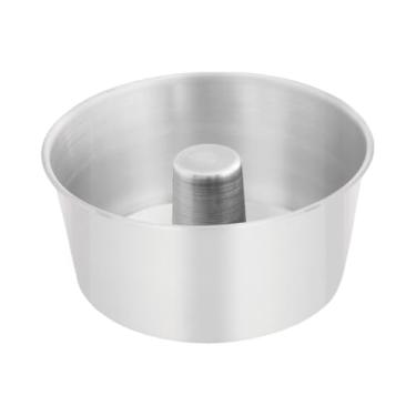 Imagem de Forma de Alumínio com Cone Central Ø18cm - Assadeira Alta Profissional para Bolos e Pudins, Cozimento Uniforme e Alta Resistência