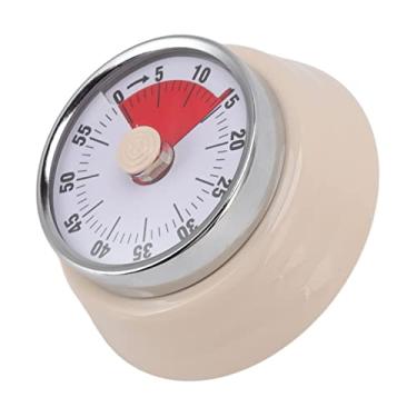 Imagem de GLOGLOW Temporizador Magnético Circular, Temporizador Visual Analógico de Contagem Regressiva de 60 Minutos para Sala de Aula, Culinária, Lição de Casa, Escritório, Academia, Placa de Aço Laminada a