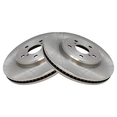 Imagem de TRQ Conjunto de par de rotores de freio a disco dianteiro para Lexus LS430 2001-2006