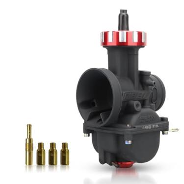 Imagem de NIBBI Carburador PWK40, carburador de 40 mm adequado para motor de motocicleta de 500 cc — 600 cc com jatos de carburador para mini bicicleta Dirt Bike