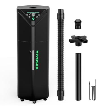 Imagem de VIVOSUN Umidificador AeroStream H19 ambiental inteligente de 19 L com sonda de temperatura e umidade, painel de controle superior, controle remoto inteligente, projetado especificamente para uso com