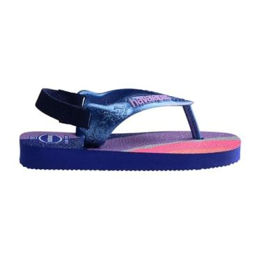 Imagem de SANDALIAS HAVAIANAS BABY PALLETE GLOW n° 17/18 AZUL NAVAL