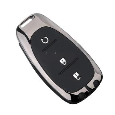Imagem de 2020 Liga De Silicone Caso Capa Chave Do Carro Compatível com Chevrolet Malibu Equinox Cruze Camaro 2016 2017 2018 2019 Acessórios(Grey Key D Shell)