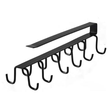 Imagem de Gancho para ferramentas embaixo da prateleira, acessório de cozinha, ganchos de caneca para armazenamento e suporte de parede resistente para armários