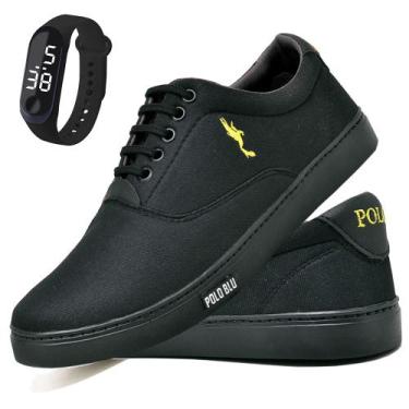 Imagem de Tênis Spatenis Masculino Leve em Lona Com Relógio Digital do 37 ao 46 