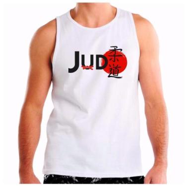 Imagem de Camiseta regata masculina luta judô academia mestre - Dogs, Branco, GG