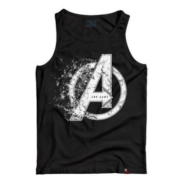 Imagem de Camiseta Regata Avengers Vingadores Capitão América Endgame - KING OF 