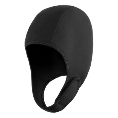 Imagem de Ainoli Neoprene Mergulho Capuz Gorro para Homens Mulheres Surf Caiaque Snorkeling Mergulho Natação (Preta)