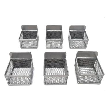 Imagem de TOPINCN Organizador Magnético de Saquinhos de chá, 6 Peças, Prateleira de Cozinha e Organizadores de Pacotes de café para Geladeira, Organizadores de Cozinha (Cinza Prateado)