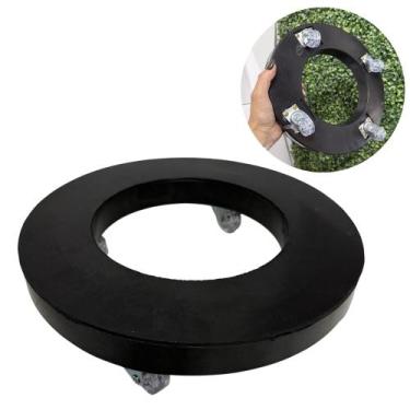 Imagem de Suporte Para Vaso Redondo 29cm Roda Gel Silicone Cores - Flor Imp, Pre