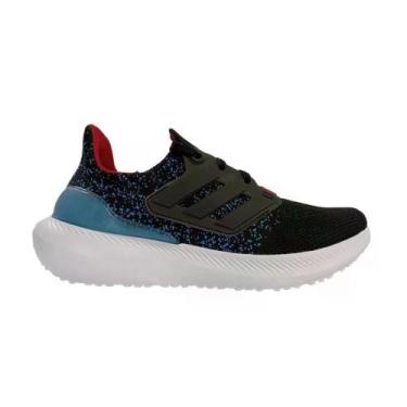 Imagem de Tênis Running Masculino Acelera Adidas Preto E Vermelho, Black, Blue, 