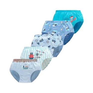 Imagem de Cuecas Mickey Mouse Para Meninos, 5 Peças, Algodão Respirável, Roupa Í