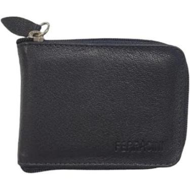 Imagem de Carteira Casual Dia a Dia com Zíper em Couro Ferracini Cf389-Unissex