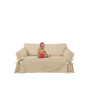 Imagem de Capa Protetor de Sofá 3 lugares Impermeável Acquablock Para Gatos Cria