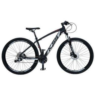 Imagem de Bicicleta KSW XLT 300 27V Freio a Disco Hidráulico S5, Preto, Bco c, V