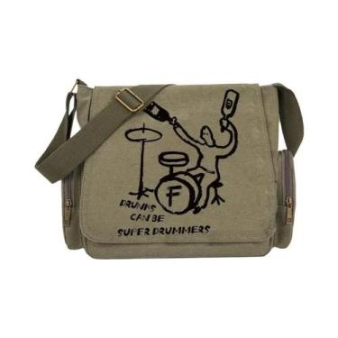 Imagem de Bolsa Transversal Unissex De Lona, Bolsa Multifuncional Para Estudante